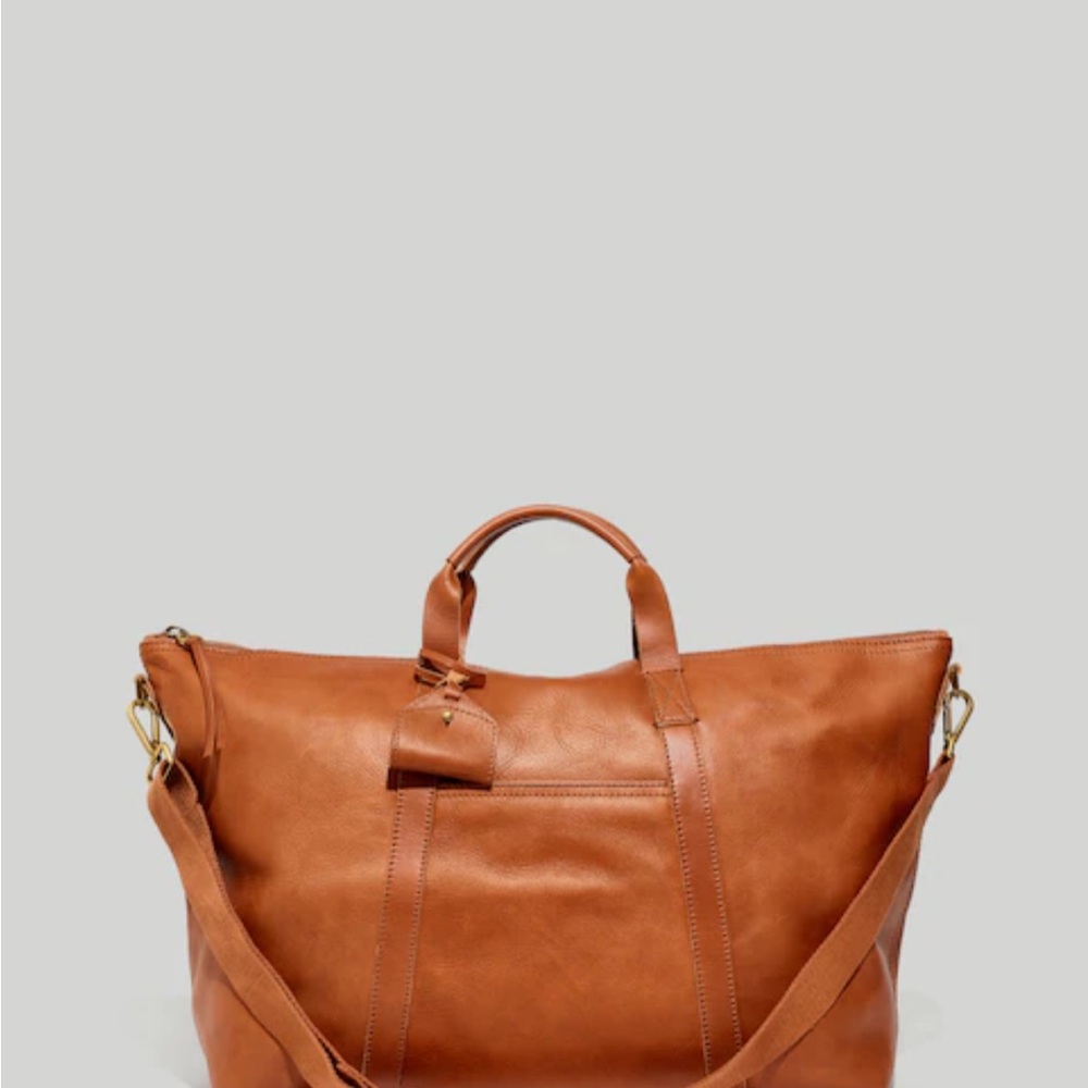 Madewell Brown Leather overnight Bag